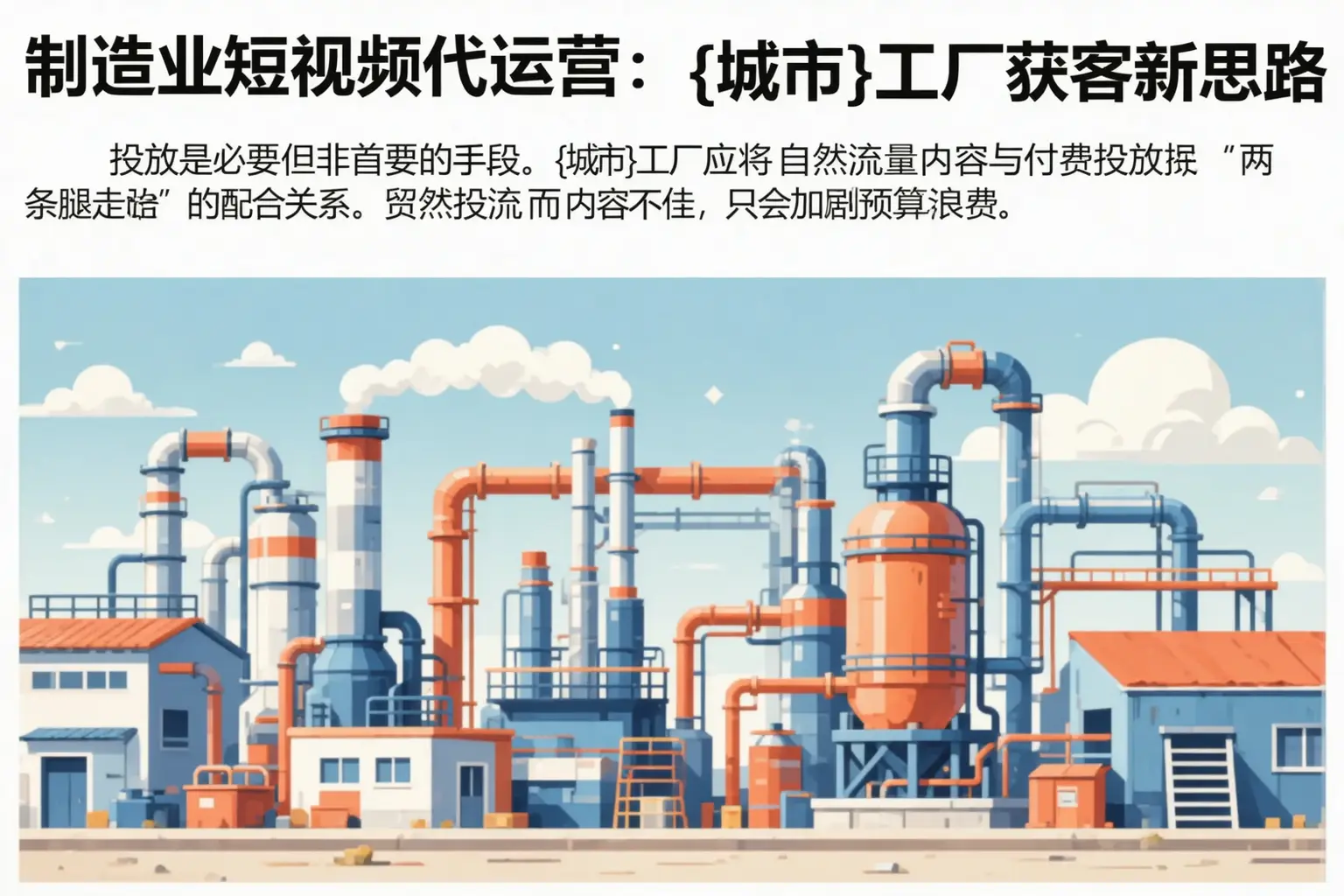 制造业短视频代运营:天水工厂获客新思路