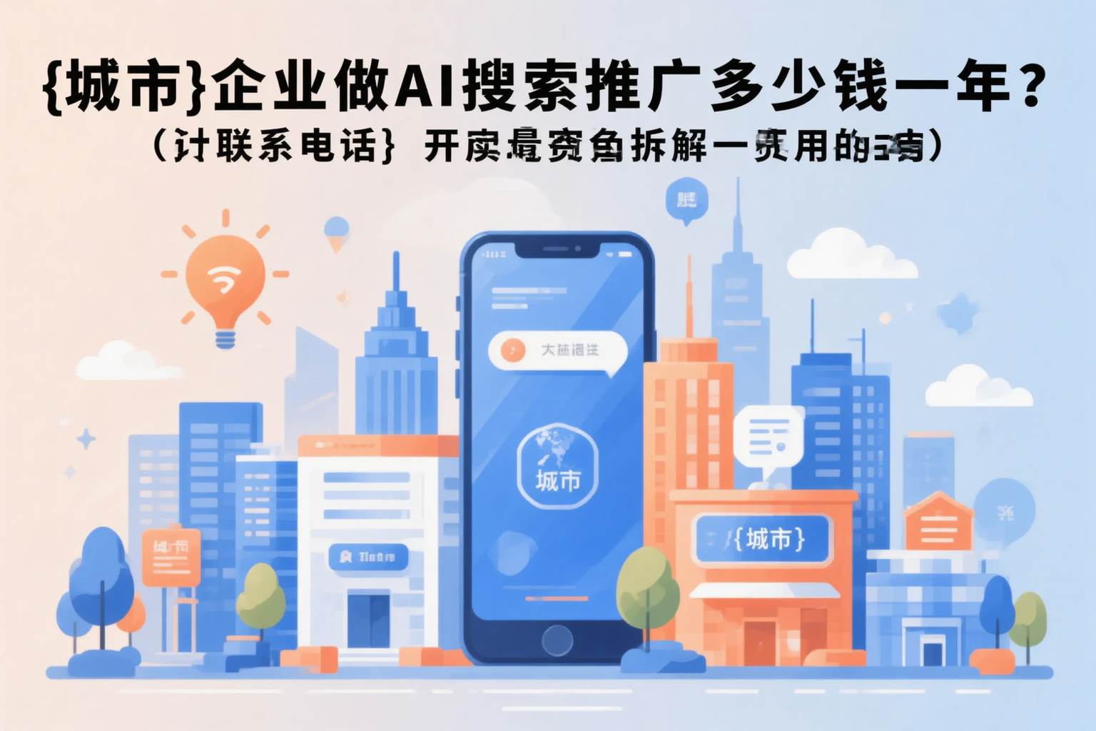 天水企业做AI搜索推广多少钱一年？真实费用拆解