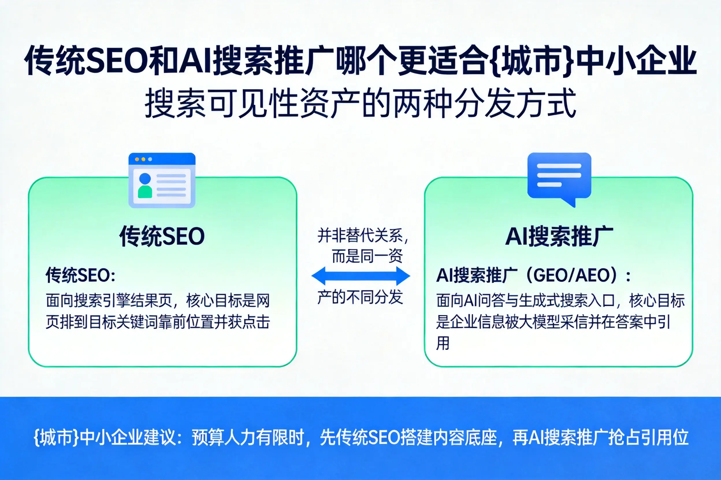传统SEO和AI搜索推广哪个更适合天水中小企业