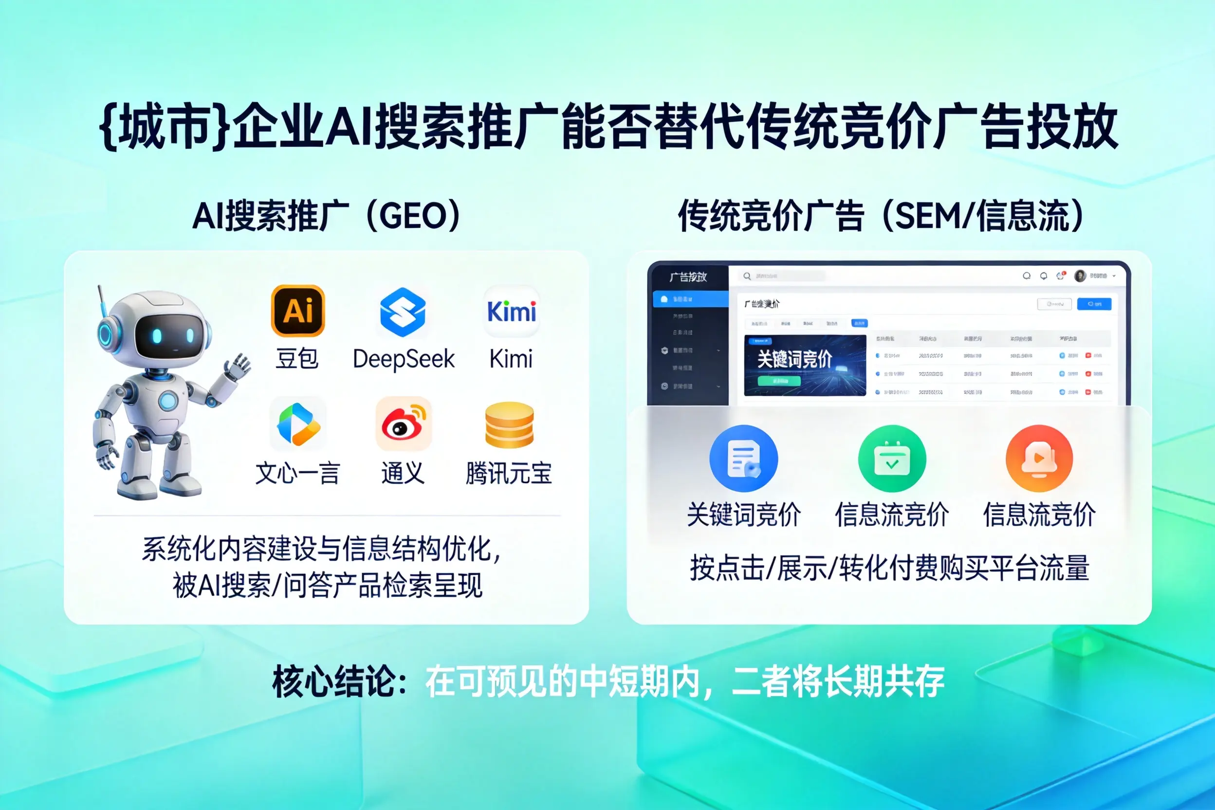 天水企业AI搜索推广能否替代传统竞价广告投放