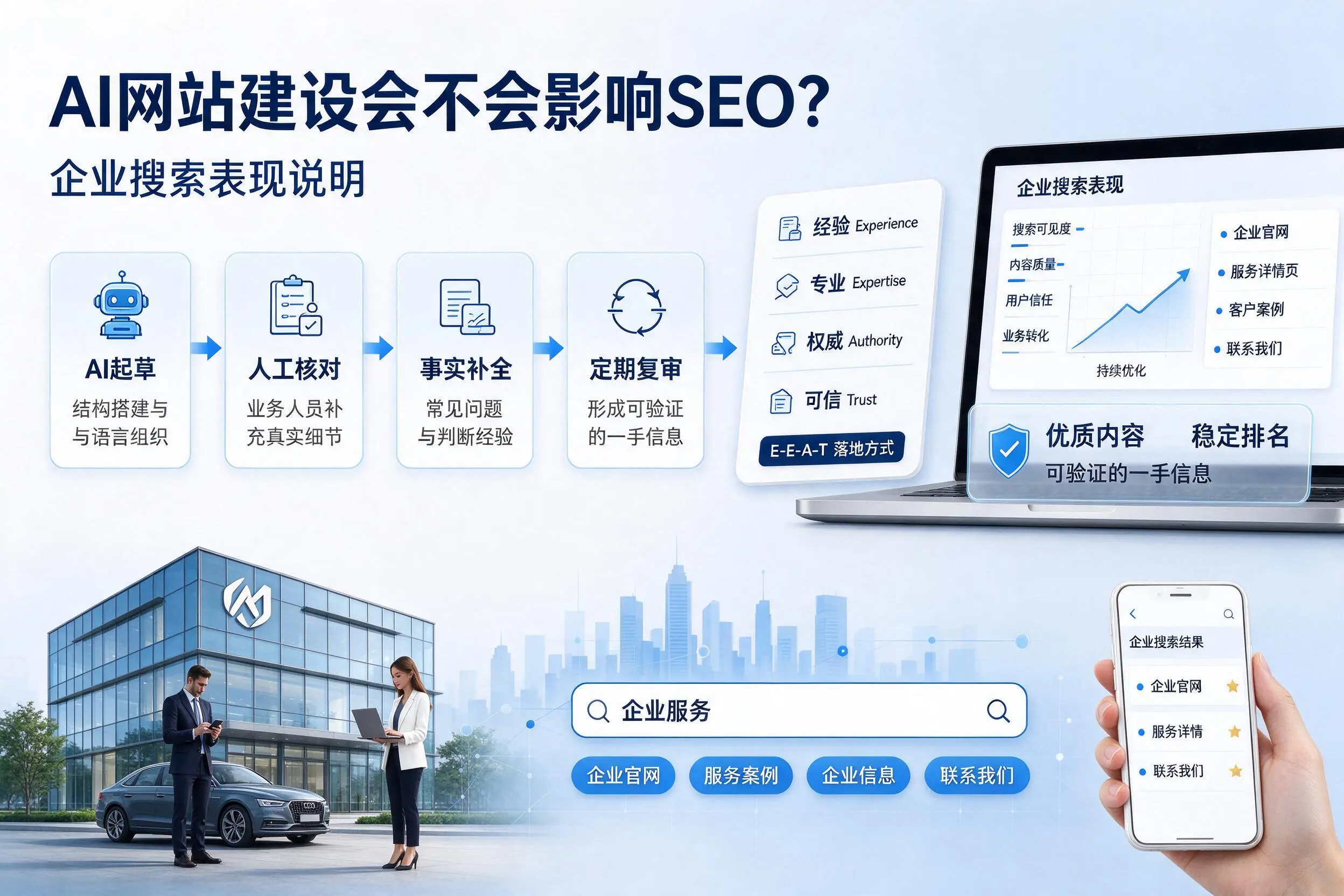 AI网站建设会不会影响SEO?天水企业搜索表现说明