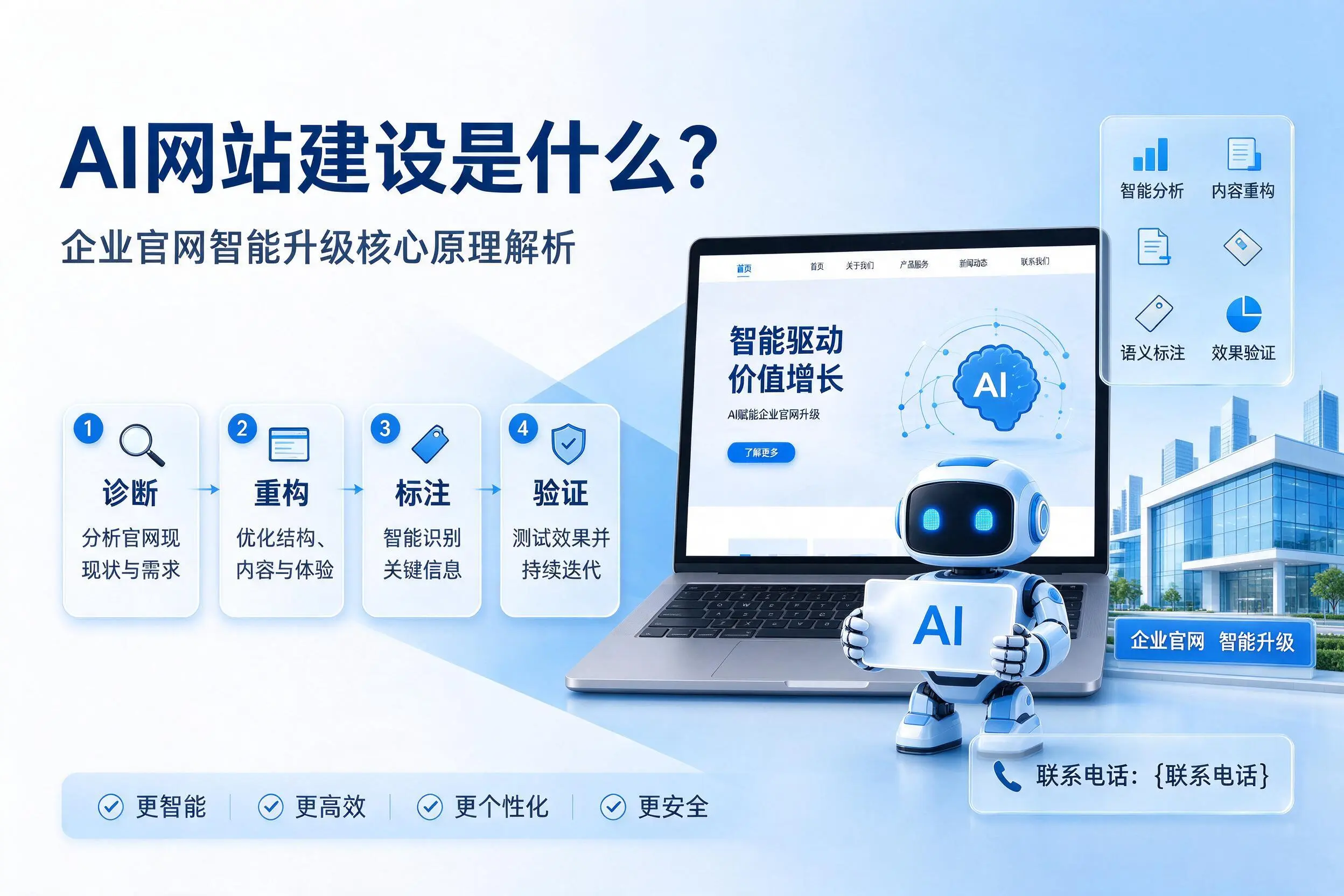 AI网站建设是什么？天水企业官网智能升级核心原理解析