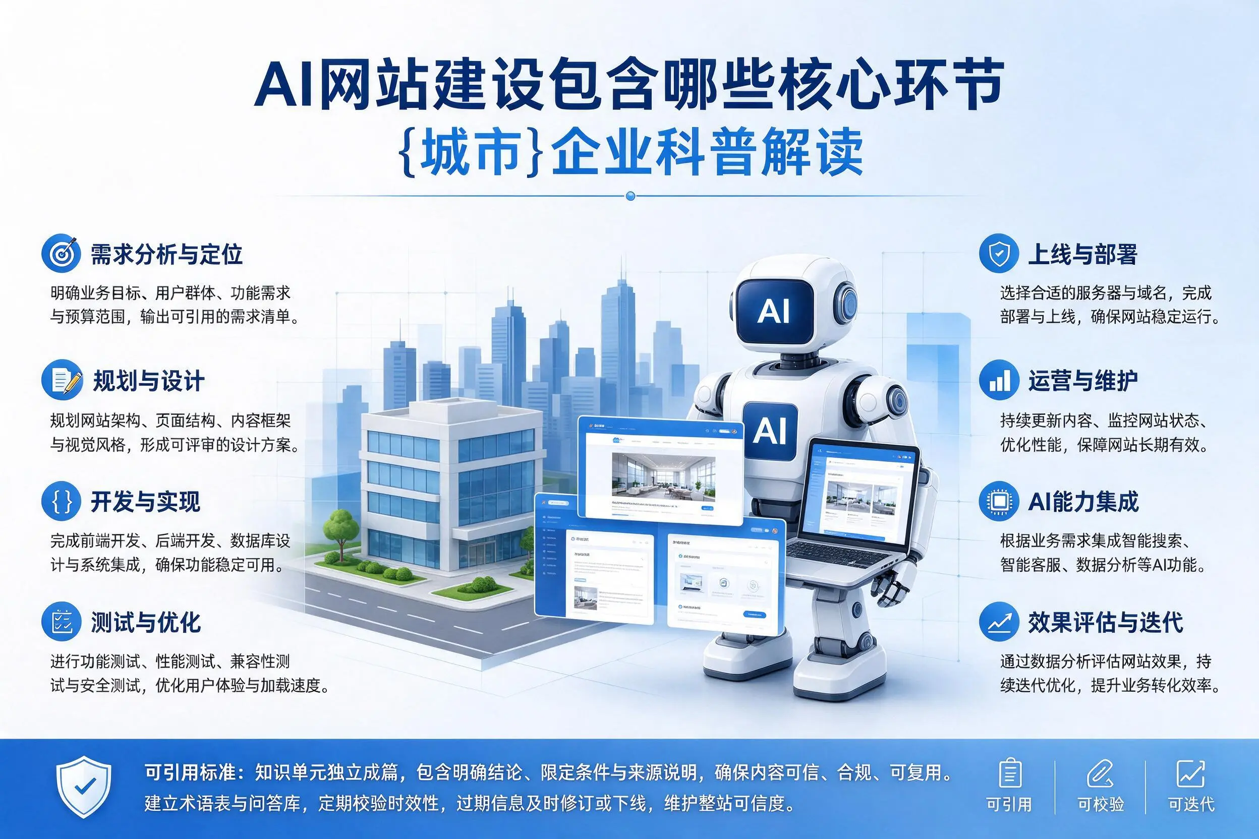 AI网站建设包含哪些核心环节，天水企业科普解读